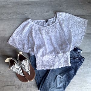 Heartsoul Top Blouse | White | Small
